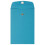 JAM PAPER 6 x 9 Open End Catalog Colored Envelopes with Clasp Closure - Blue Recycled - 100/Pack 1