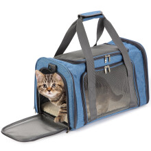 Mr. Pen Pet Carrier - Bl?d-sidet Cat & Dog Carrier Bag til rejser