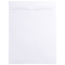 JAM PAPPER 9 1/2 x 12 1/2 Open End Katalog kommersiella kuvert - Vit - 50/pack