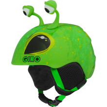 Capacete de esqui infantil Giro Launch Plus - Capacete de snowboard para meninos e meninas - Alien verde brilhante fosco - XS (48,5-52 cm)