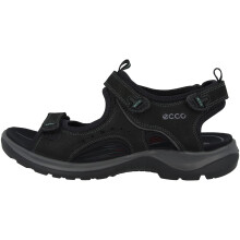 ECCO Women's Yucatan Sport Sandal Black/Mole/Black Oil Nubuck 12-12.5