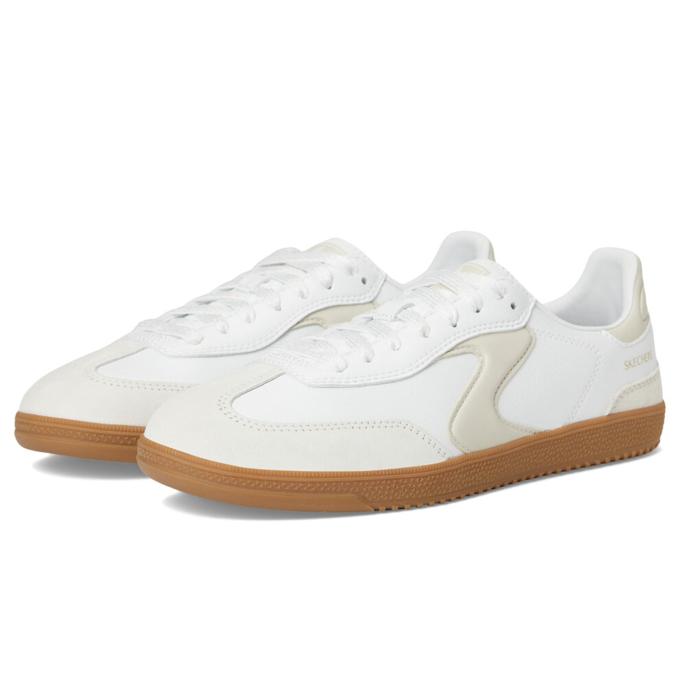 Skechers Women's Hotshot-Kickoff Sneaker White/Natural 9