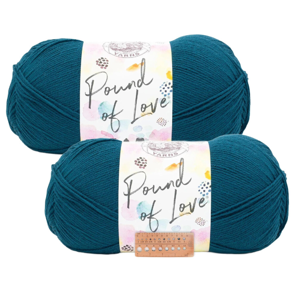 Lion Brand Yarn - Pound of Love - 2 Pack (Cascade)