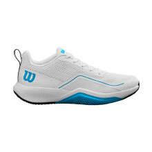 WILSON Heren Rush Pro Lite OZ Tennisschoen Wit/Atomic Blue/Marineblauw Blazer 8.5