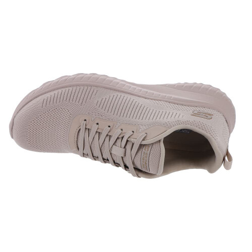 Skechers Skechers Women's Bobs Squad Chaos - Face Off Sneaker  Nude  11 2