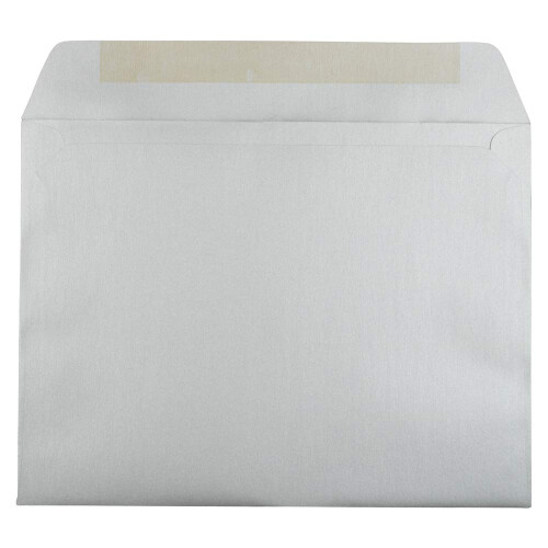 JAM PAPPER 9 x 12 Open End Katalog Metallic Kuvert - Silver Stardream - 25/Pack 1