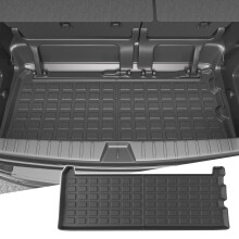 Powoq troncal compatible con 2021-2025 Toyota Sienna 3ra fila Liner de carga TPE Reemplazo de alfombrilla para 2021 2022 2023 2024 2025 Accesorios To
