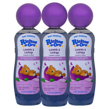 RICITOS DE ORO Lavendel-Babyshampoo, reinigendes Kindershampoo mit nat  rlichem Lavendel, speziell f  r Babys, 3er-Pack mit je 8,45 fl oz, 3 Flaschen