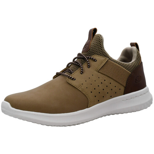 Skechers Skechers Herren Delson-Axton Slip-On-Trainer Hellbraun 12