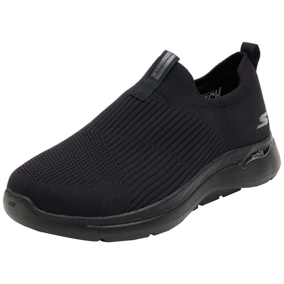 Skechers Men's Gowalk Arch Fit-Stretchfit Athletic Slip-On Casual Loafer Walking Shoe Sneaker Black 8.5 X-Wide