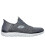 Skechers Skechers Uomini Summits Key Pace Sneaker Slip-in, Charcoal/Nero, 12 2
