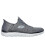 Skechers Skechers Uomini Summits Key Pace Sneaker Slip-in, Charcoal/Nero, 12 5