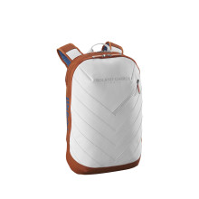 WILSON Roland-Garros Super Tour Tennis Backpack - Holds up to 2 Rackets Clay/White/Navy
