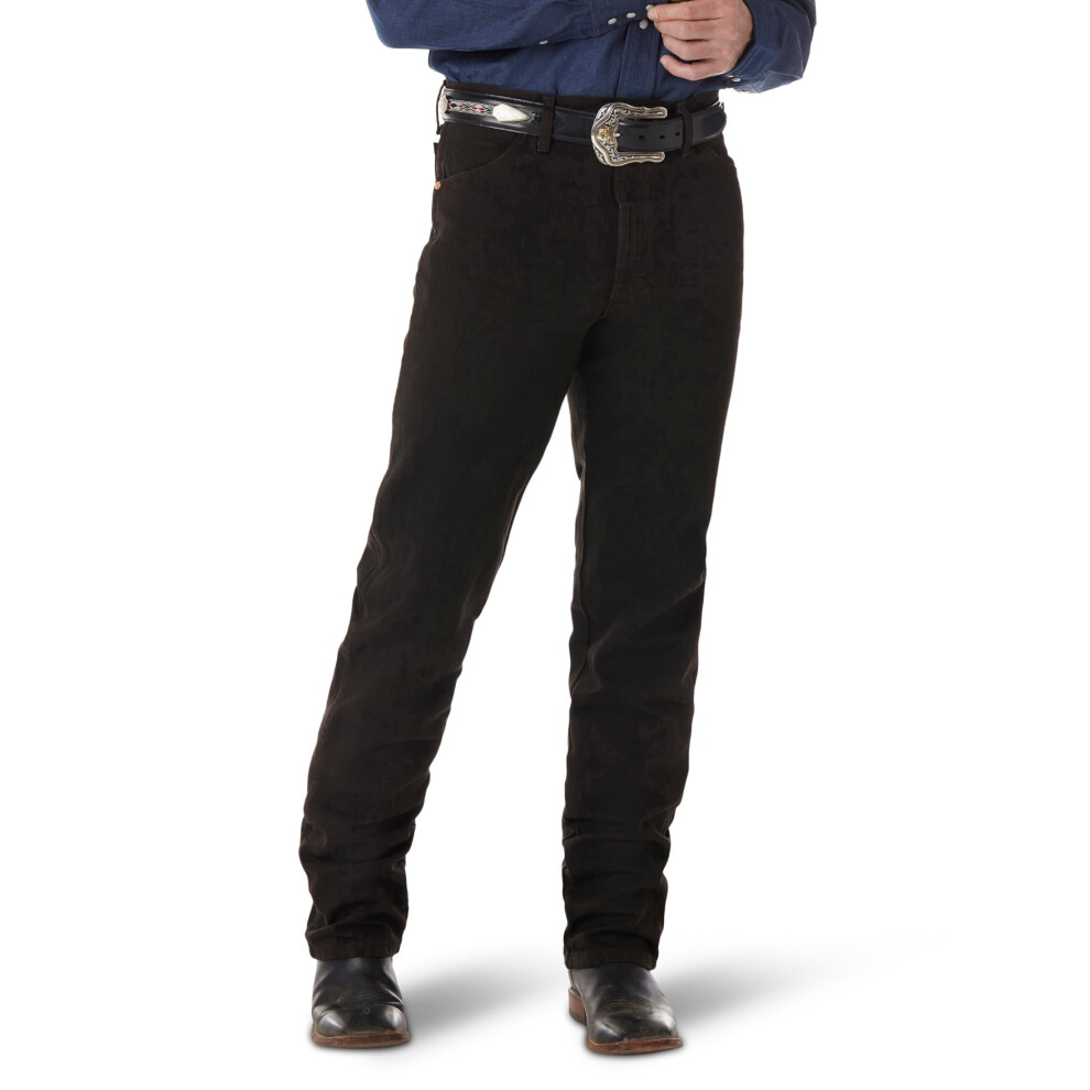 Wrangler Men's 13MWZ Cowboy Cut Original Fit Jean  Black Chocolate  38W x 30L