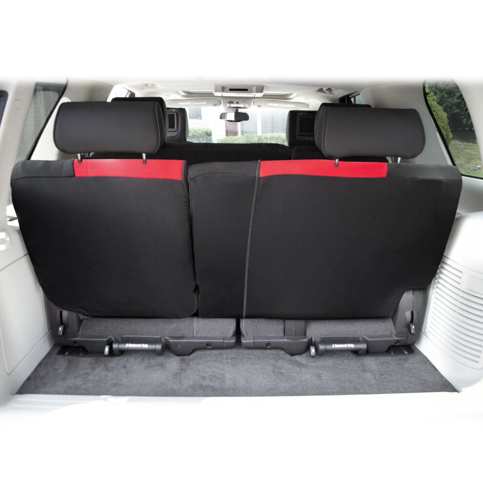 Fh Group Back Seat Cloth Car Seat Cover - Universal Fit Rear Seat Covers For Cars With Rear Split Bench Car Interior Accessories For Suv Sedan Van 842319146976