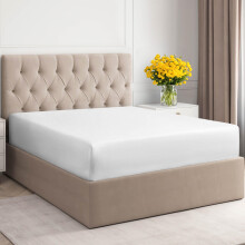 Twin XL 400 szlszm pamut lepedo - Szllodai minosg 100% pamut - Puha s rncmentes - Mly zsebek - Tkletesen illeszkedik a matrachoz, nincs kip