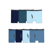 Fruit of the Loom Calzoncillos tipo bxer Coolzone (varios colores) para hombre Big Man - Paquete de 7, azul surtido, 4XL EE. UU.
