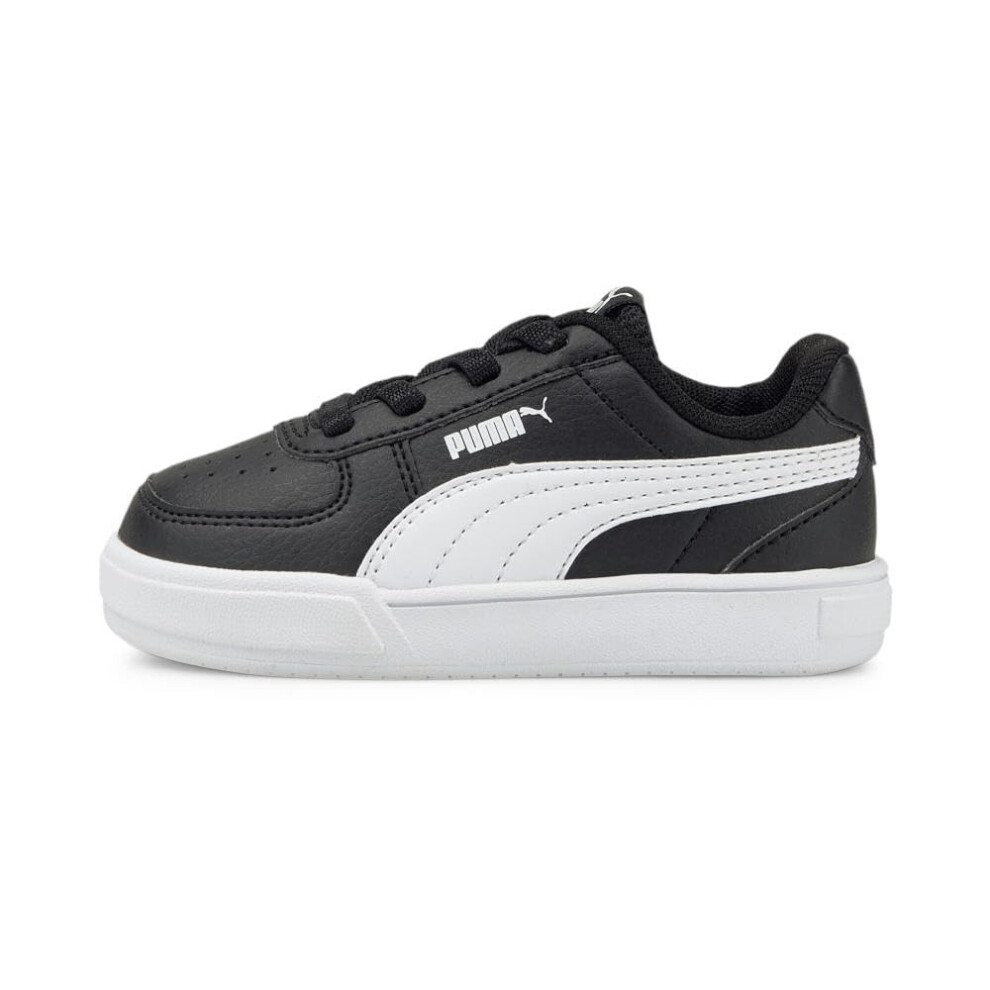 PUMA Kids Caven Slip on Sneaker  Black White  4 US Unisex Toddler