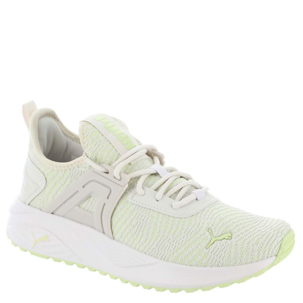 PUMA Women's Pacer 23 Sneaker  Wavy-Feather Gray-Green Illusion  8