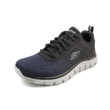 Skechers Men's Walking Trainers Navy Mesh Black Trim 13