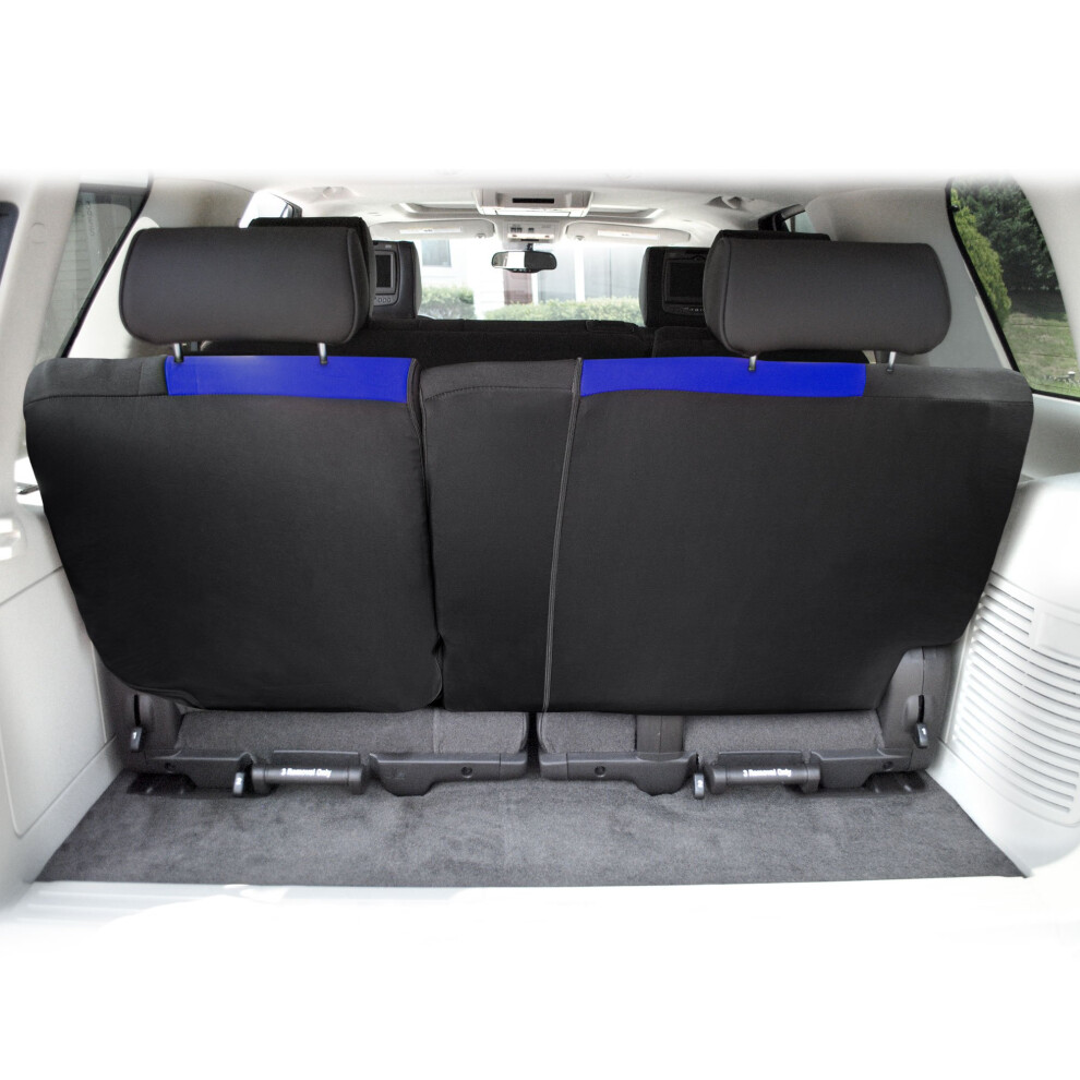 Fh Group Back Seat Cloth Car Seat Cover - Universal Fit Rear Seat Covers For Cars With Rear Split Bench Car Interior Accessories For Suv Sedan Van 842319146983