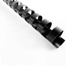 TOTiyea 100 Pack 19 Ring Plastic Binding Combs  3/4 Inch Diameter  185 Sheet Capacity  Letter Size  Black Comb Binding Spines