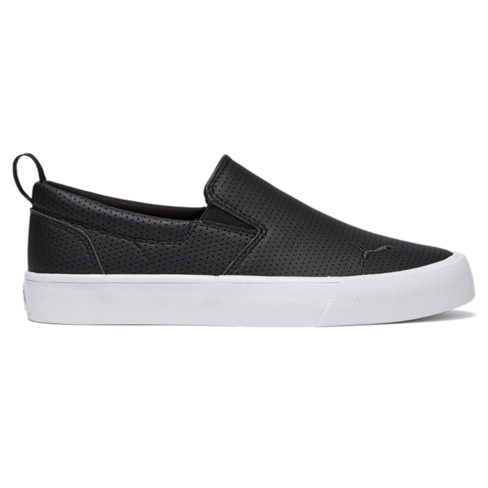 PUMA Womens Bari Comfort Perforated Slip On Sneakers Shoes Casual - Black - Size 11 M