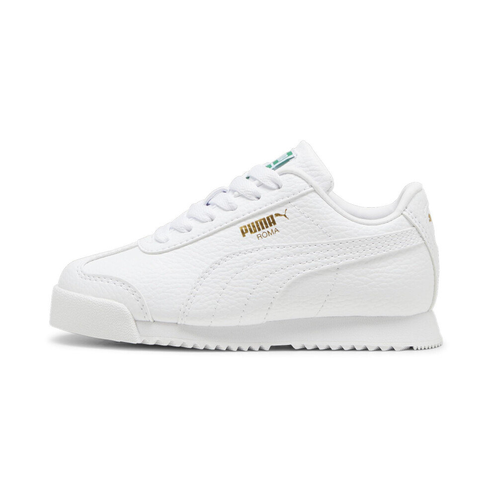 PUMA Roma Sneaker  White  5.5 US Unisex Big Kid