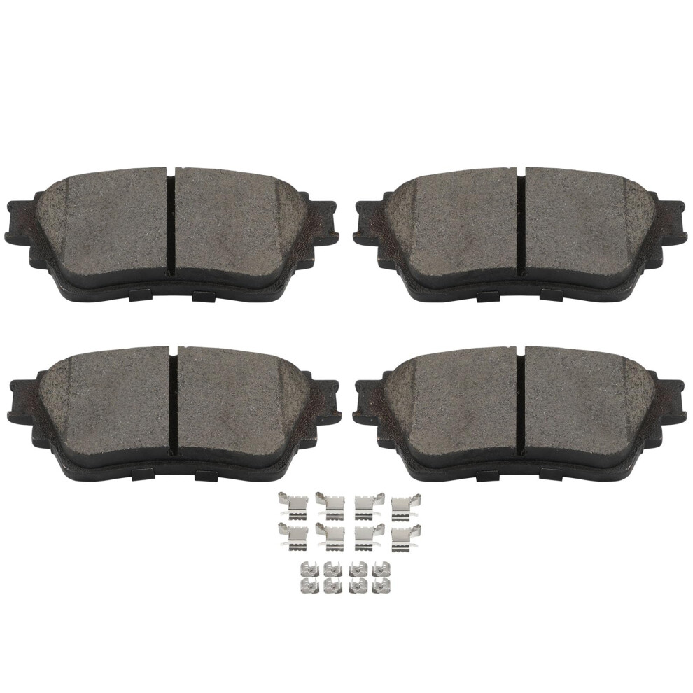Scitoo D2200 Ceramic Brake Pads Sets Rear W/Hardware Replacement For Nissan For Altima 2019 198519876589