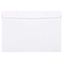 JAM PAPIR 6 1/2 x 9 1/2 h?fte kommercielle konvolutter - hvid - 100/pakke