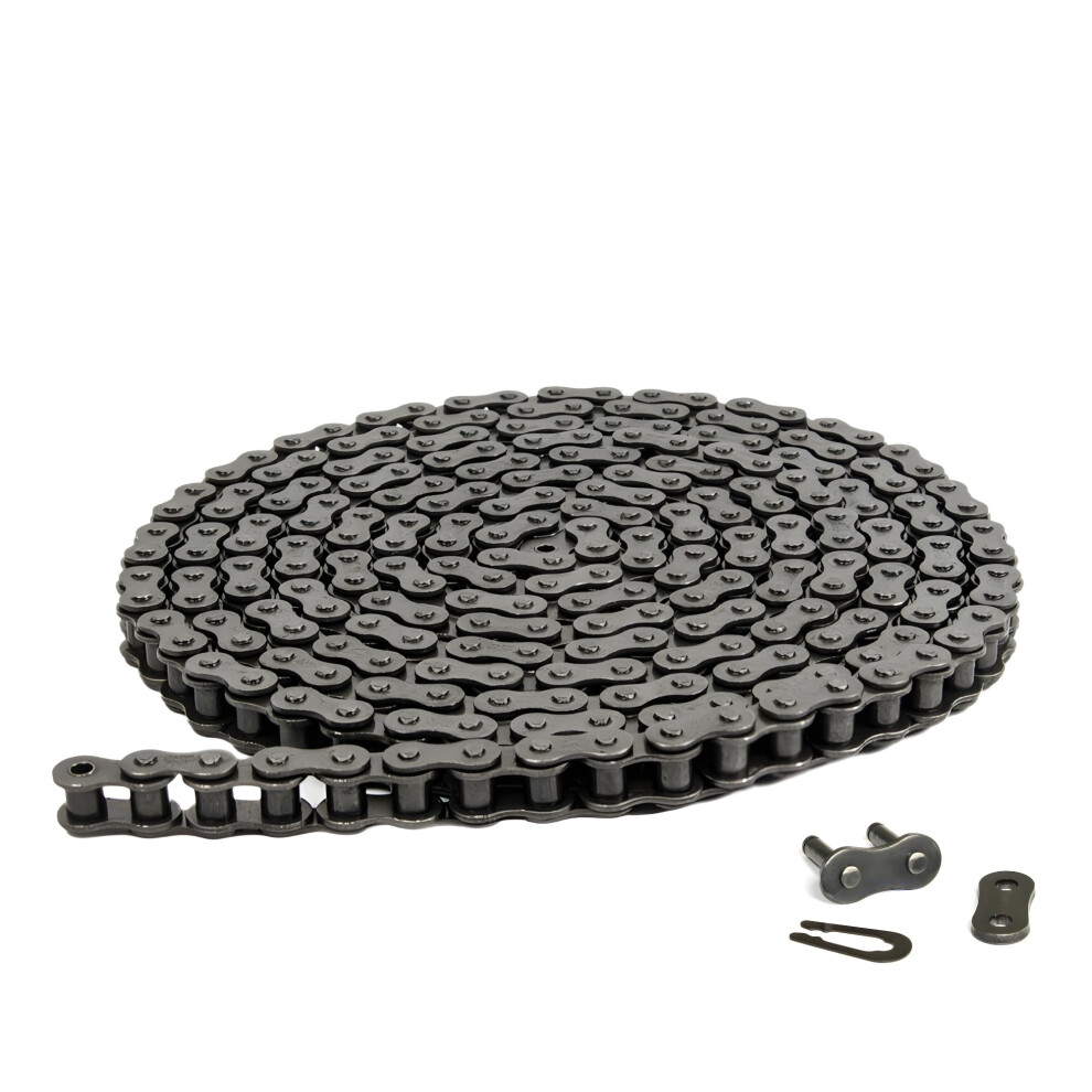 Jeremywell 40 Roller Chain 5 Feet With 1 Connecting Link For Go Karts Mini Bikes Scooters Atv Mtv Dirt Bike And Other Industrial Machinery 799789048791