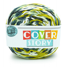 Lion Brand Garn Cover Story Super voluminst tppegarn til strikning 1 kage Lincoln