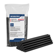 WORKPRO Heissklebestifte in voller Gr   sse, 50er-Pack, schwarzer Schmelzklebestift fur Heissklebepistolen fur alle Temperaturen, 0,43 x 8 Zoll, Mehrz