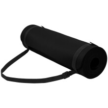 Yogamat 1/2-inch extra dikke oefenmat met hoge dichtheid Anti-scheuroefening yogamat met draagriem Geschikt voor verschillende yoga-oefeningen midder