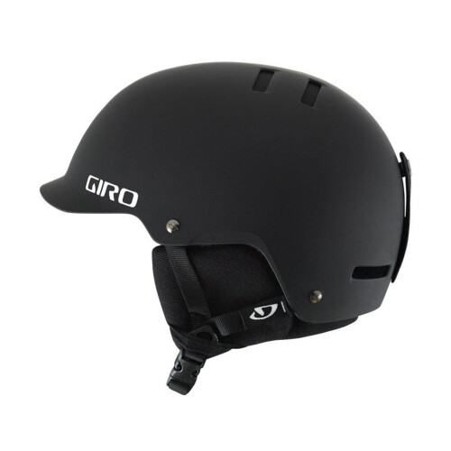 Giro Casco da sci Giro Surface S - Casco da snowboard per uomo, donna e ragazzo - Nero opaco - Taglia L