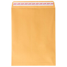 JAM PAPIR 10 x 13 Open End Katalog Premium Konvolutter med Peel and Seal lukning - Brun Kraft Manila - 50/pakke