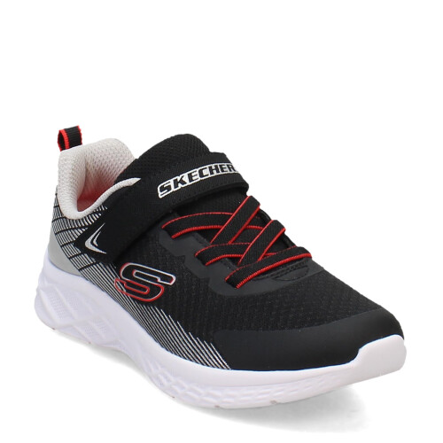 Skechers Skechers Scarpe Sneakers Microspec Ii per Bambini, Nero/Argento, 11.5 1