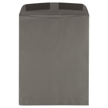 JAM PAPER 10 x 13 Avoin katalogi Premium-kirjekuoret - tummanharmaa - 50 / pakkaus