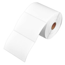 Arkscan rol van 4 x 3 direct thermisch label 850 labels per rol - voor Zebra- en Arkscan-printers