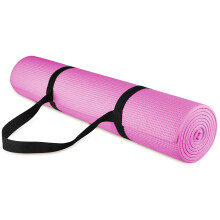 Fitvids GoYoga Allzweck-Yogamatte mit hoher Dichte, reißfest, 1/4 Zoll, mit Tragegurt