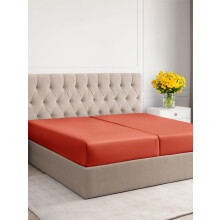 Geteiltes King-Size-Spannbettlaken  nur Hotel-Luxus-Einzelbettlaken  passend fr Matratzen bis 16  extra weiches, knitterfreies und atmungsaktives