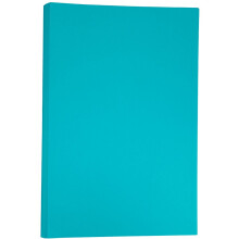 JAM PAPER Ledger 65lb Karton – 11 x 17 – Tabloid-Einband – 176 g/m² – Seeblau recycelt – 50 Blatt/Packung