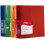 JAM PAPER Pastas de plstico de 1,5 polegadas - 3 pastas sortidas (vermelho, azul, verde e laranja) - 4/pacote 1