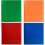JAM PAPER Pastas de plstico de 1,5 polegadas - 3 pastas sortidas (vermelho, azul, verde e laranja) - 4/pacote 3