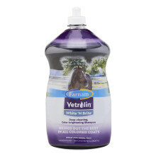 Farnam Vetrolin White N Brite Shampoo Tiefenreinigendes und farbaufhellendes Shampoo fόr Pferde und Hunde. 946 ml (32 oz)