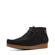 Clarks Men's Shacre Boot Ankle Black Suede 7