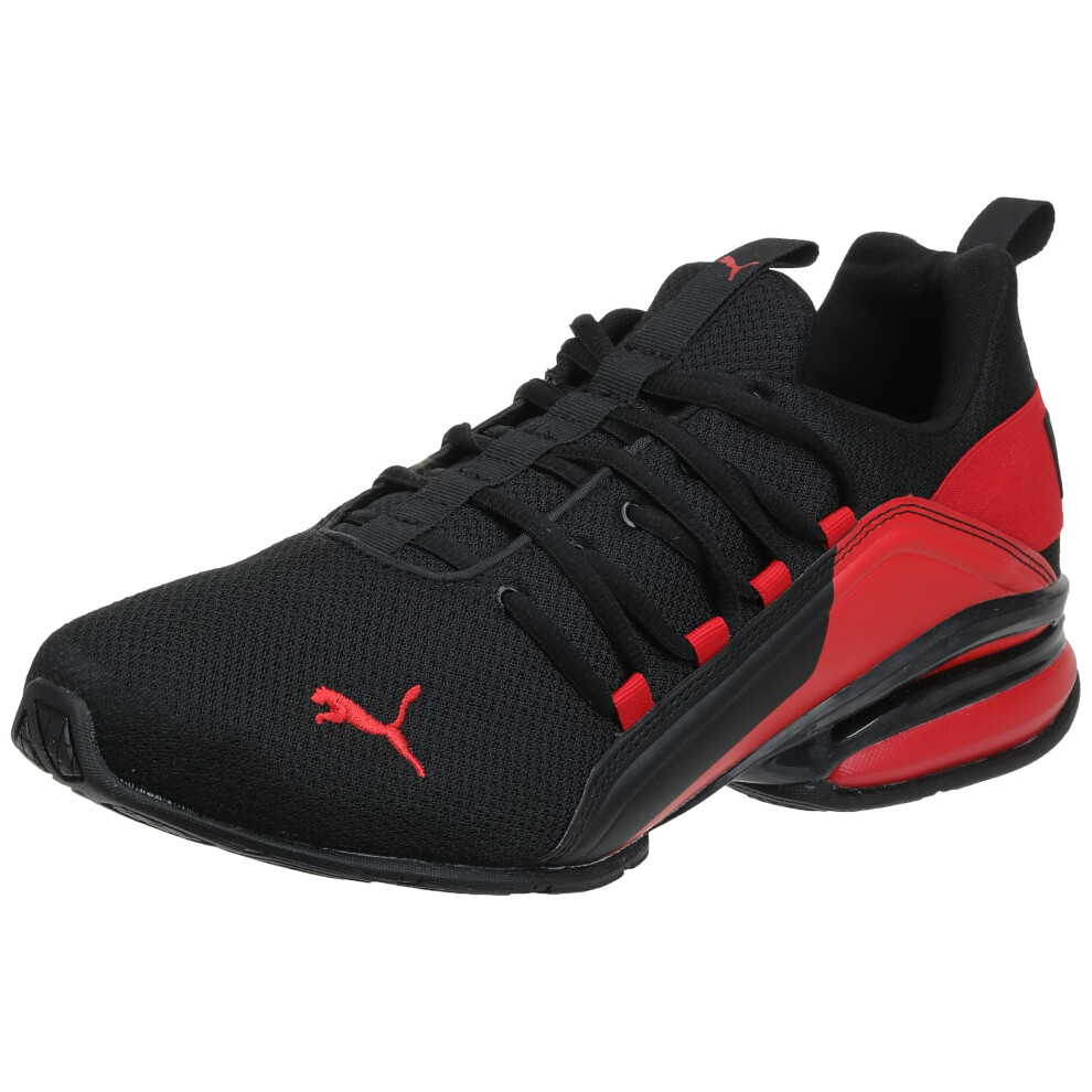 PUMA Mens Axelion Cross Trainer  PUMA Mens Black-High Risk Red  12
