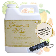 Maailmanlaajuinen ravintopaketti: Tyler Candle Company Glamorous Wash -pesuaine - Luxury Nestemäinen pyykinpesuaine - 32 unssia (907 g) Nimetty pesua
