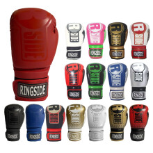 Ringside Apex Flash Sparring-Handschuhe, IMF-Tech Synthetische Boxhandschuhe mit sicherer Handgelenkst tze, ideal f r M nner und Frauen, Rot und