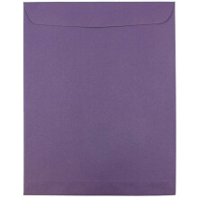 JAM PAPER 10 x 13 Avoin katalogi Premium-kirjekuoret - tummanvioletti - 50/pakkaus